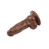 Dildo Jumbo Jack 6 Vibrating Dildo-Brown