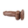 Dildo Jumbo Jack 6 Vibrating Dildo-Brown