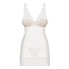 853-CHE-2 Chemise AND Thong White