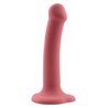 Bouncy Liquid Silicone Dildo Hiper Flexible 7.5 - 19 cm Size L Burgundy