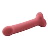 Bouncy Liquid Silicone Dildo Hiper Flexible 7.5 - 19 cm Size L Burgundy