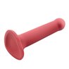 Bouncy Liquid Silicone Dildo Hiper Flexible 6.5 - 16.5 cm Size S Burgundy