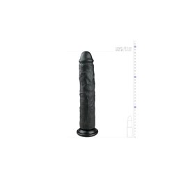 Realistic Dildo Black 28.5 cm