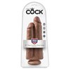 Double Dildo Two Cocks One Hole Tan 9