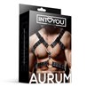 Aurum Male Chest Bondage Harness Vegan Leather