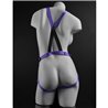 Dillio 7 Strap-On Suspender Harness Set Purple