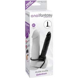 Anal Dildo Double Trouble - Colour Black