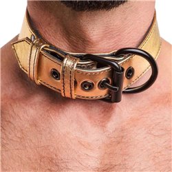 Collar with Leash Bondage Gold