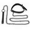 Collar with Leash Black Matt