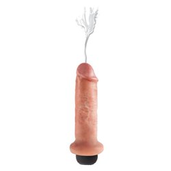 King Cock 6 Squirting Cock - Flesh