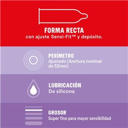 Condoms Sensitivo Contacto Total 6ud