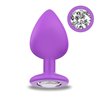 Sparkly Butt Plug Size M Violet