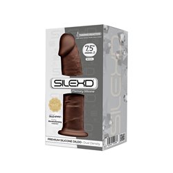 Dual Density Dildo Mod 2 - 7.5 Brown