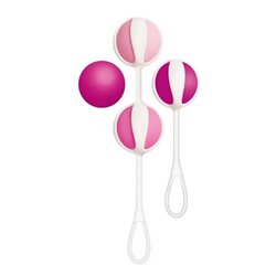 Set of 4 Geisha Balls Mini Raspberry