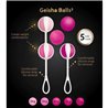 Set of 5 Geisha Balls3 Sugar Pink