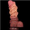 Dildo Dual Layer King Size Nature 10.5