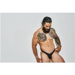 C4MPE02 Pouch Enhancing Thong Tainted Leopard