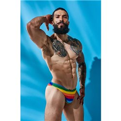 C4M01 Low Rise Bikini Brief Rainbow