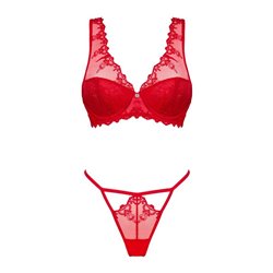 Lonesia Lace Bra Set With Thong