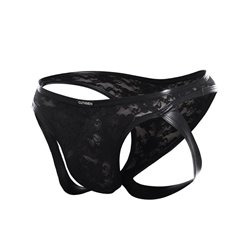 L4CE04 Slip with Jockstrap Details with Lace