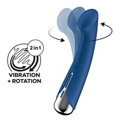 Spinning G-Spot 1 Vibe and Rotator Blue