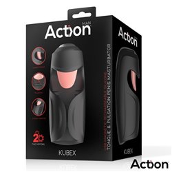 Kubex Masturbator with Licking Tongue, Pulsation and Vibration