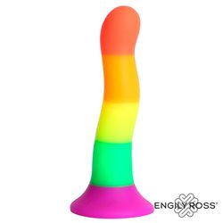 Dildo Rainbow Color 18 cm