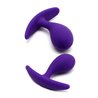 Set of 2 Anatomic Butt Plugs Copenhagen Purple