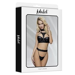 Addis Bra Set with Choker and High-Waisted Thong