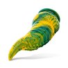 Tentacle Delight Green and Yellow Dildo 22.4 cm - 8.8