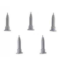 Empire State Spielset 2,5 cm grau 192-teilig