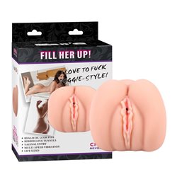 Masturbator Fill Her Up T-Skin 17.7 cm Flesh