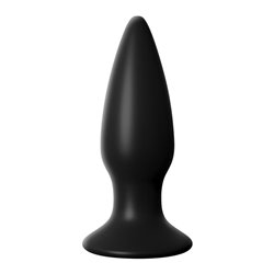 Small Rechargeable Butt Plug Black