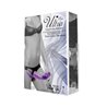 Harness Double Dildo with Vibration Purple