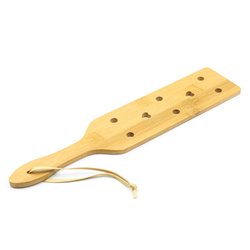 Bamboo Paddle with Hearts 33 cm