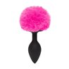 Butt Plug with Fur Tail Pink Large