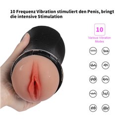 Vibrating Masturbator USB Tiny Man