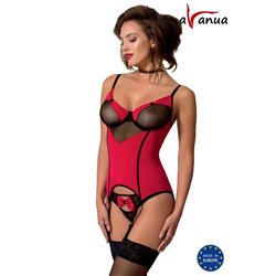 VALENTIN Corset Red/Black