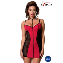 COLINE Chemise Red/Black