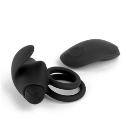 Reerin Dual Vibrating Ring USB Remote Control USB Silicone