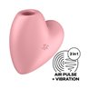 Cutie Heart Clitoris Sucker and Vibe Pink - Teknashop Ltd