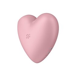 Cutie Heart Clitoris Sucker and Vibe Pink - Teknashop Ltd