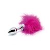 Butt plug Small with pink feather