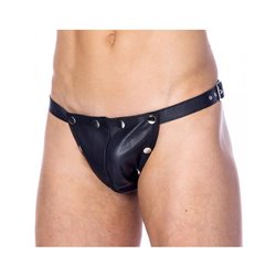 Leather Adjustable Briefs One Size