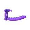 Fantasy C-Ringz Silicone Double Penetrator Rabbit Purple