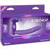 Fantasy C-Ringz Silicone Double Penetrator Rabbit Purple