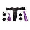 Double Penetration Strap-On Purple