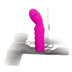 Strap-on with Dildo Purple 15.5 cm