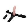 Baile Strap-on with Vibrating Dildo Flesh 15 cm