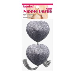 Nipple Covers Reusable Silver Glitter